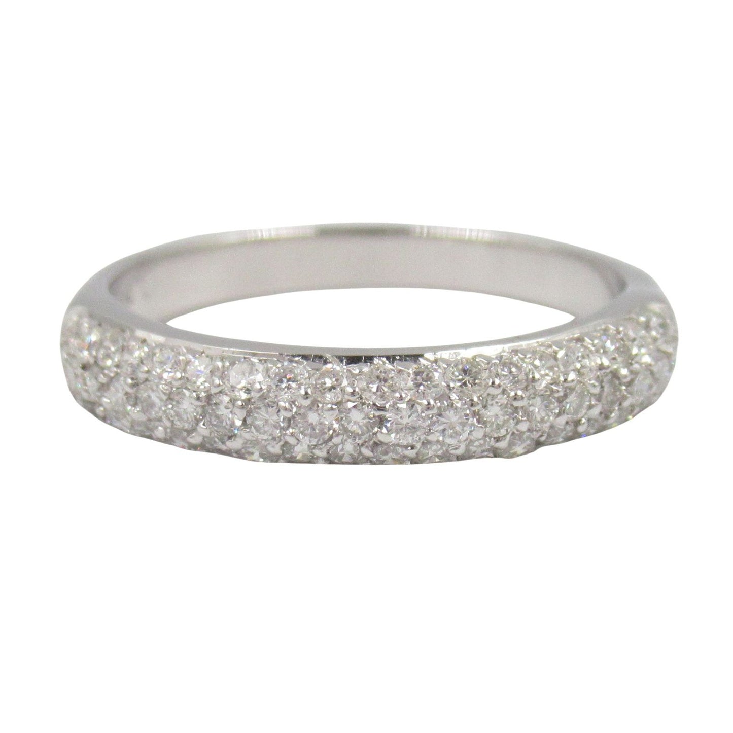 Exquisite K18WG Diamond Ring - 0.85ct Elegance for Women