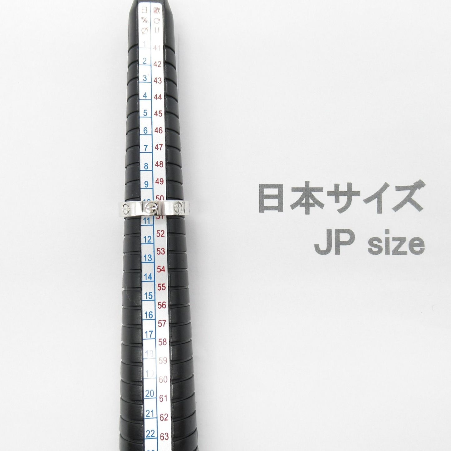 CARTIER Mini Love Ring in 18K White Gold with Diamonds