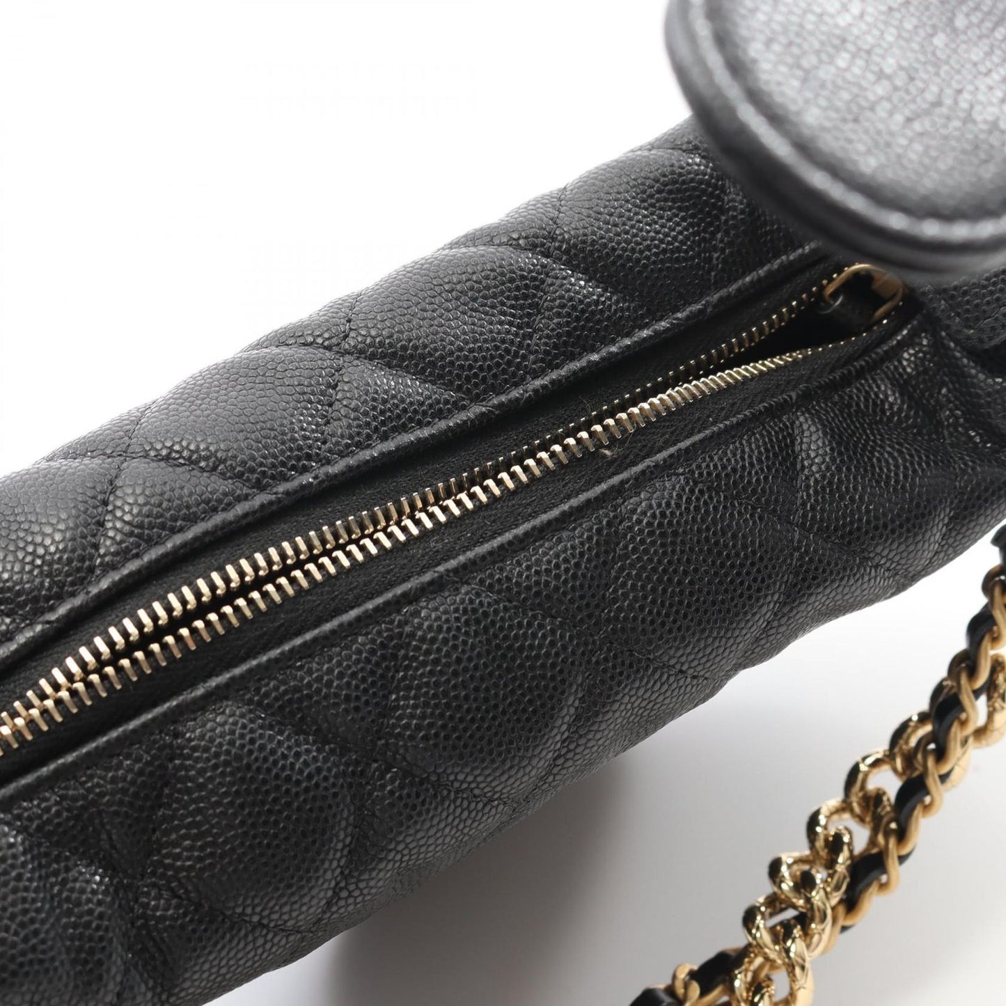 CHANEL Matelassé Mini Handbag in Black Calfskin - Timeless Elegance
