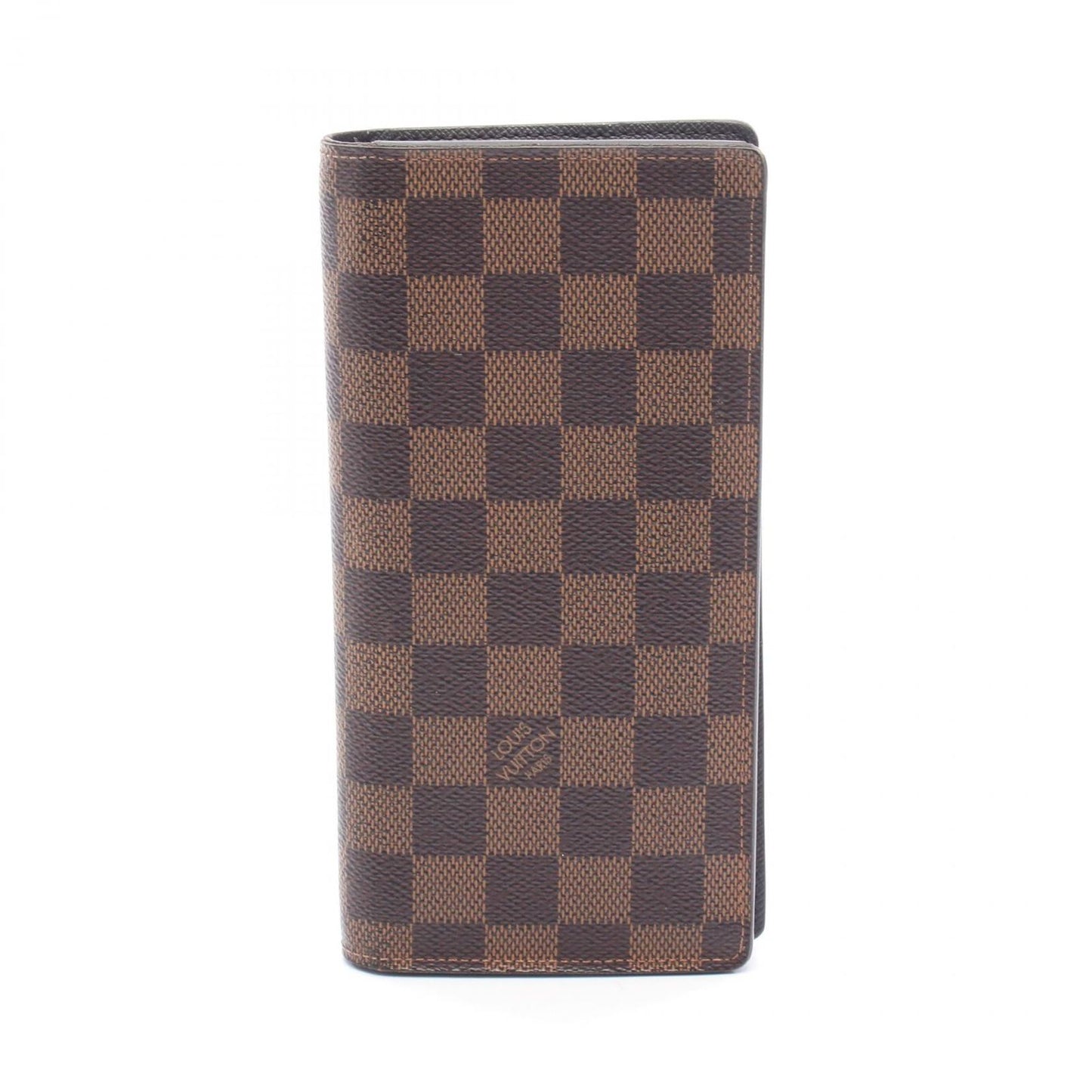 Louis Vuitton Portefeuille Brazza Wallet in Ebeune Canvas