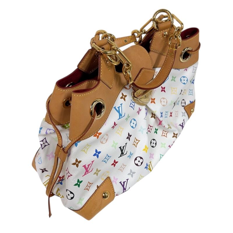 Louis Vuitton Ursula M40123 Monogram Multicolor Handbag - Gold Hardware