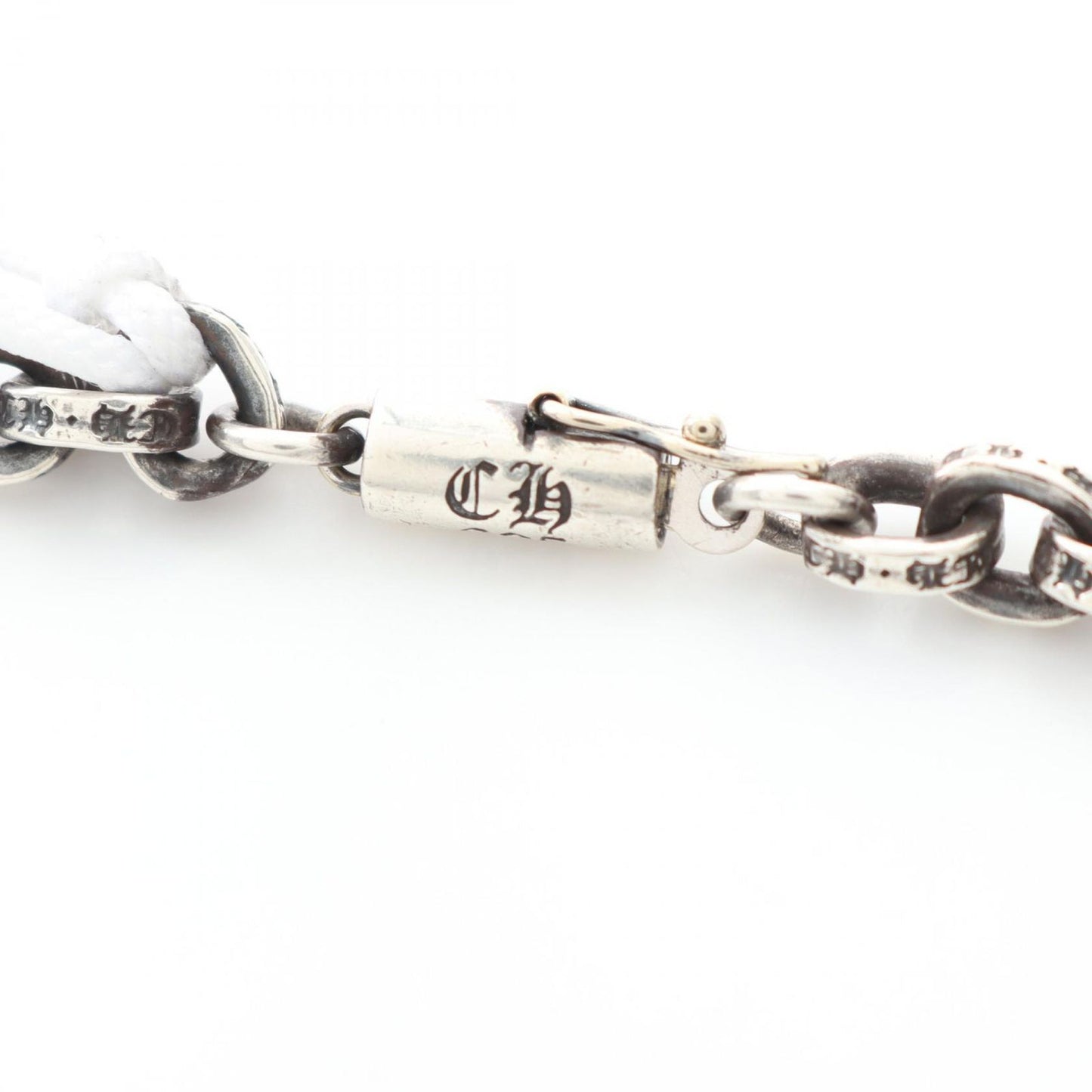 CHROME HEARTS Small Cross Pendant Necklace with Paper Chain