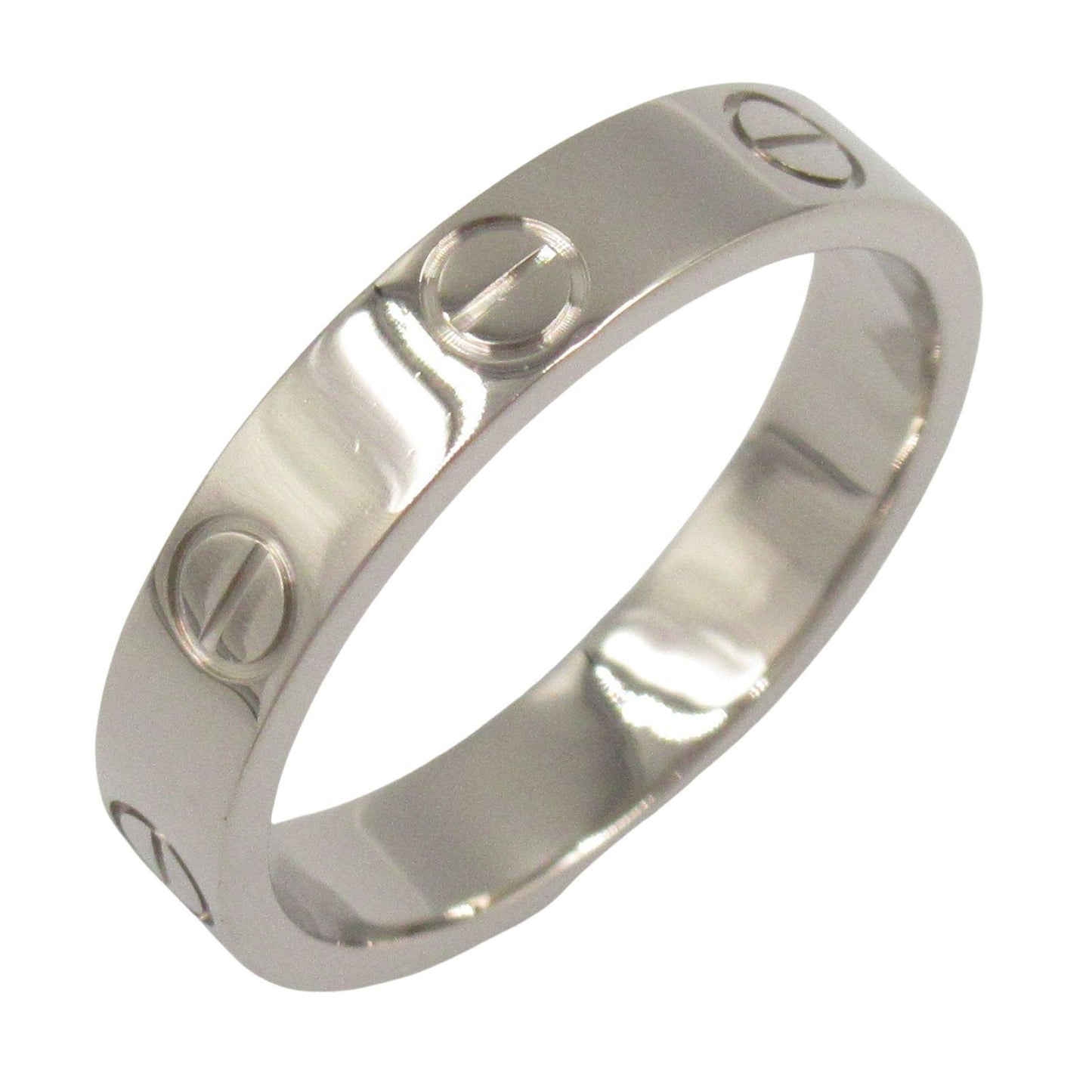 Cartier Love Ring in K18 White Gold - Timeless Elegance