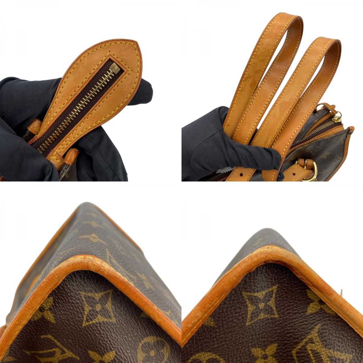 Louis Vuitton Popincourt O Monogram Canvas Tote Bag - Brown