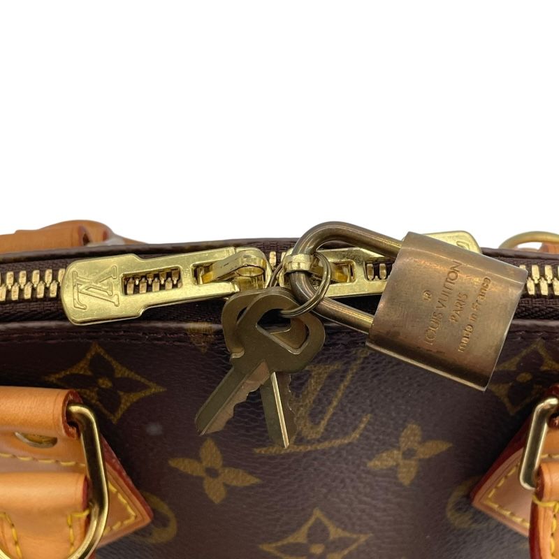 Louis Vuitton Alma M51130 Monogram Canvas Handbag - Brown