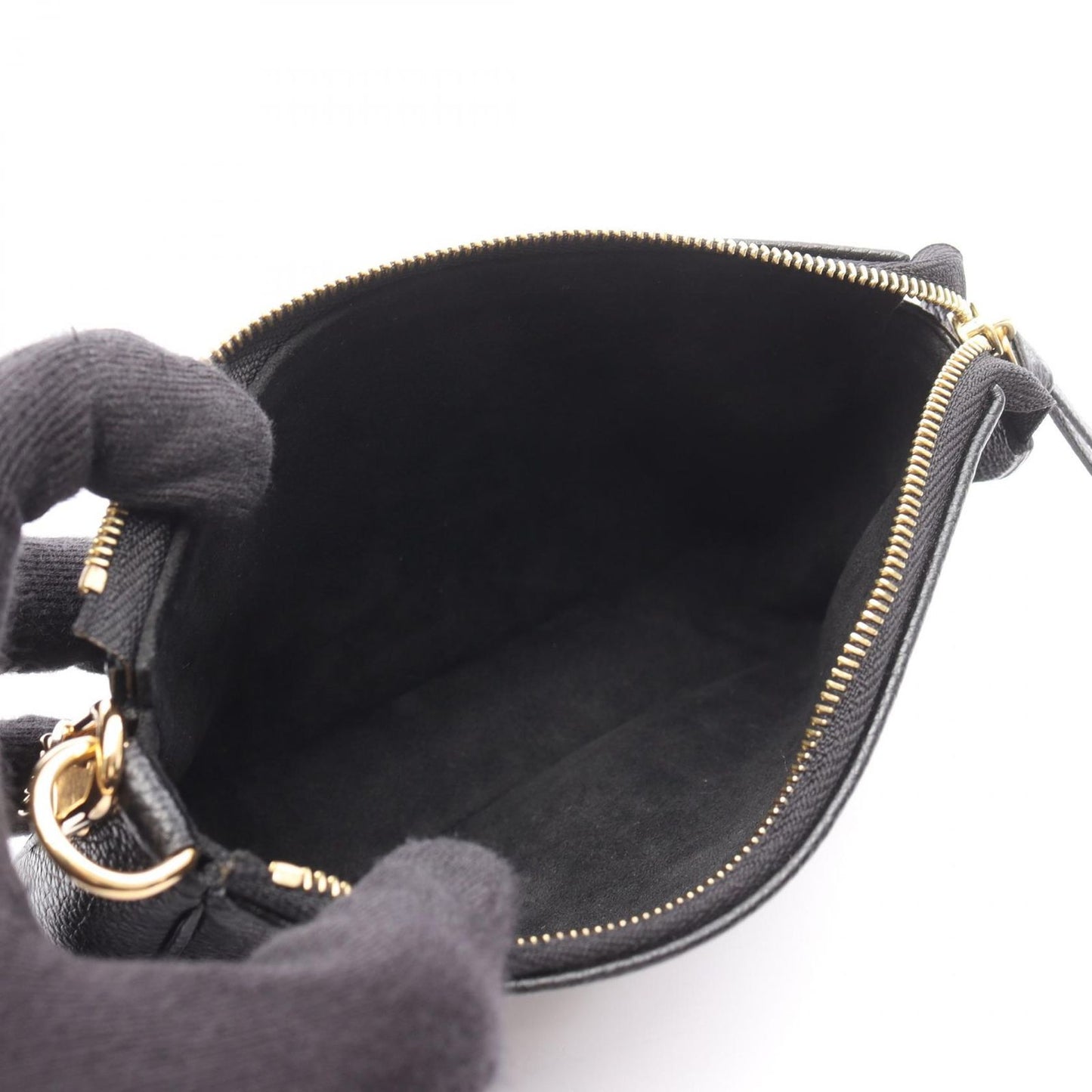 Louis Vuitton Mini Pochette Accessoires Bi-Color Handbag - Black/Beige