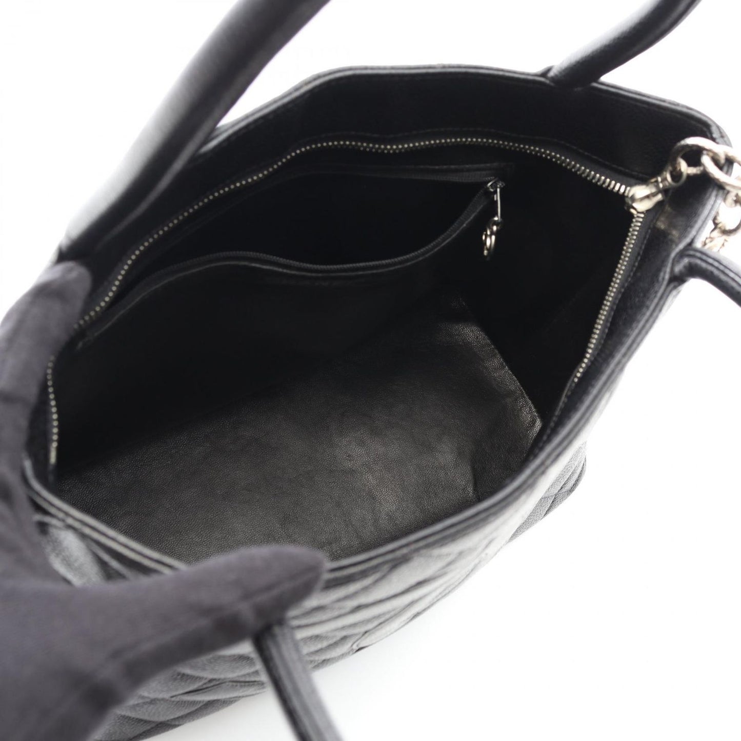 CHANEL Reissue Tote A01804 Black Leather Handbag