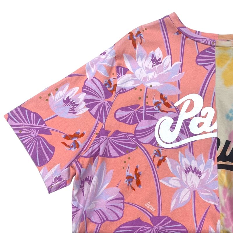 LOEWE La Pausa Asymmetrical T-Shirt in Multicolor Cotton