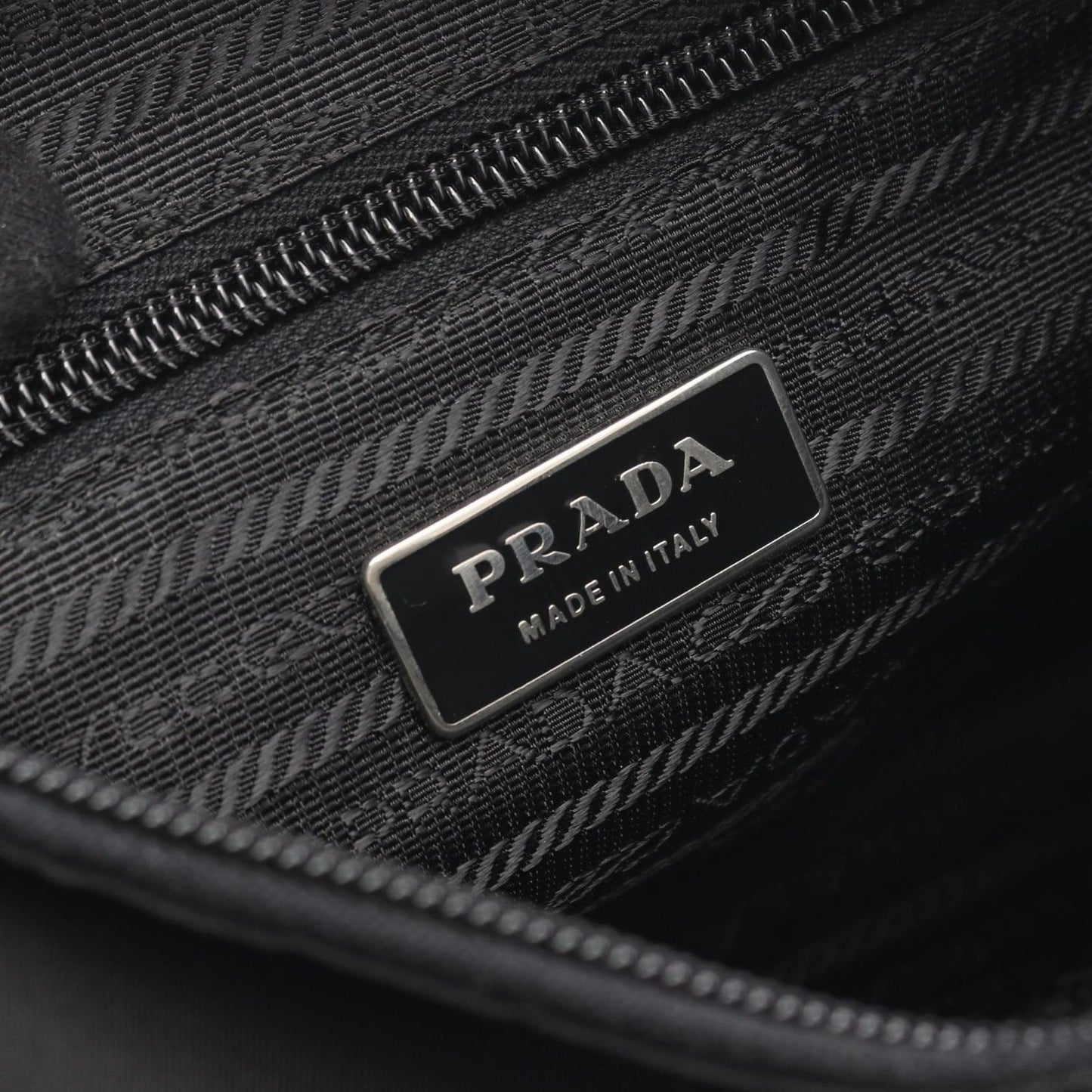 PRADA VELA BT8994 Black Nylon Leather Shoulder Bag - Timeless Elegance