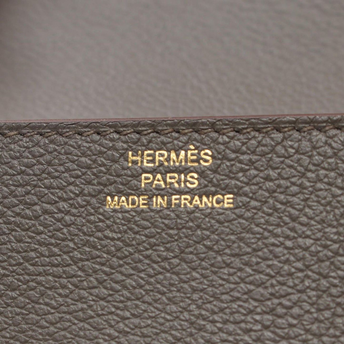 HERMES L'Homme Slim Wallet in Etain Leather - Exquisite Craftsmanship