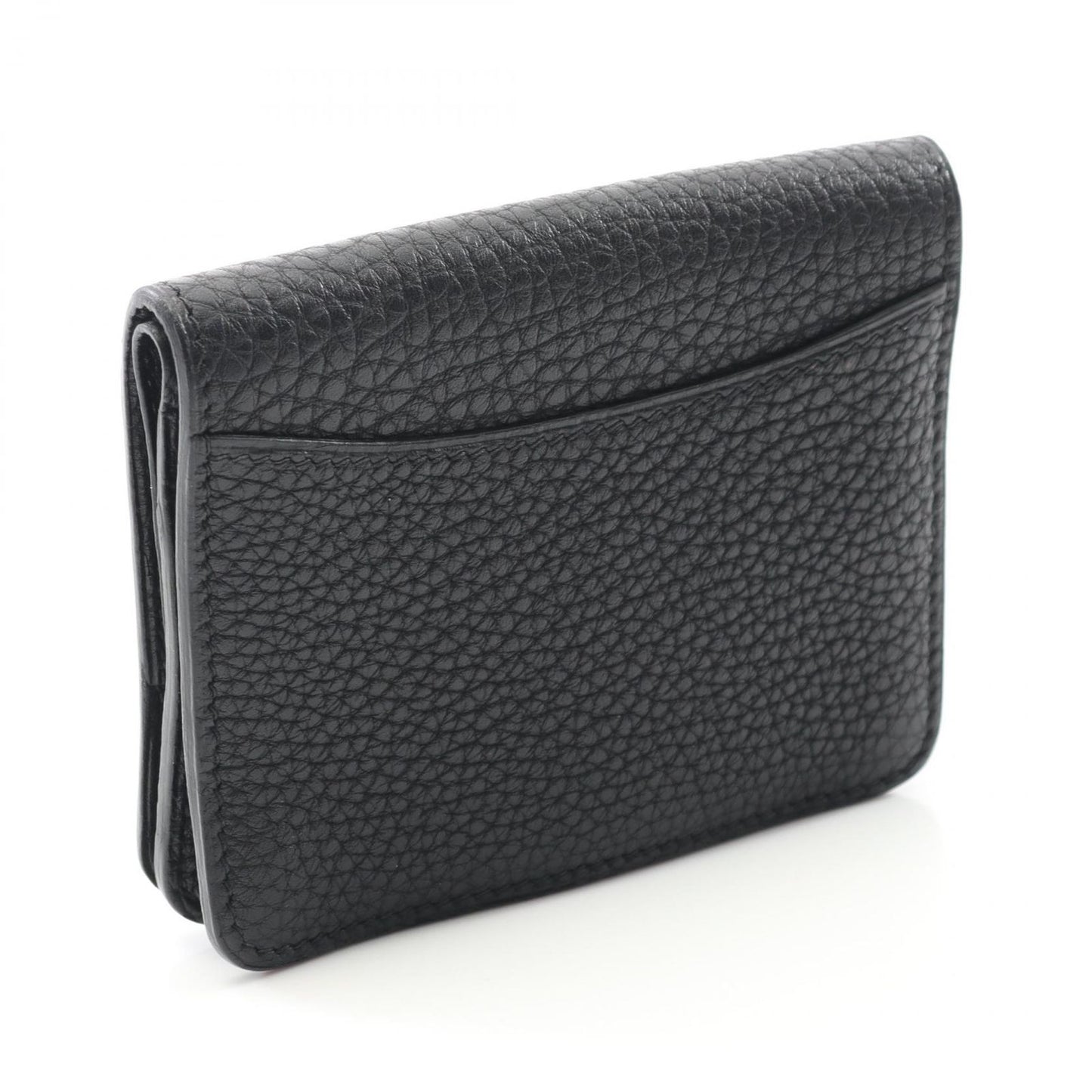HERMES Dogon Card Case in Black - Exquisite Luxury Accessory