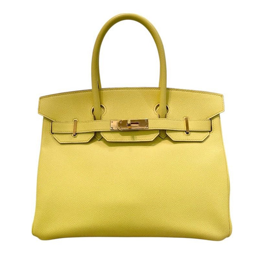 HERMES Birkin 30 in Suffle with Gold Hardware - Iconic Luxury Handbag
