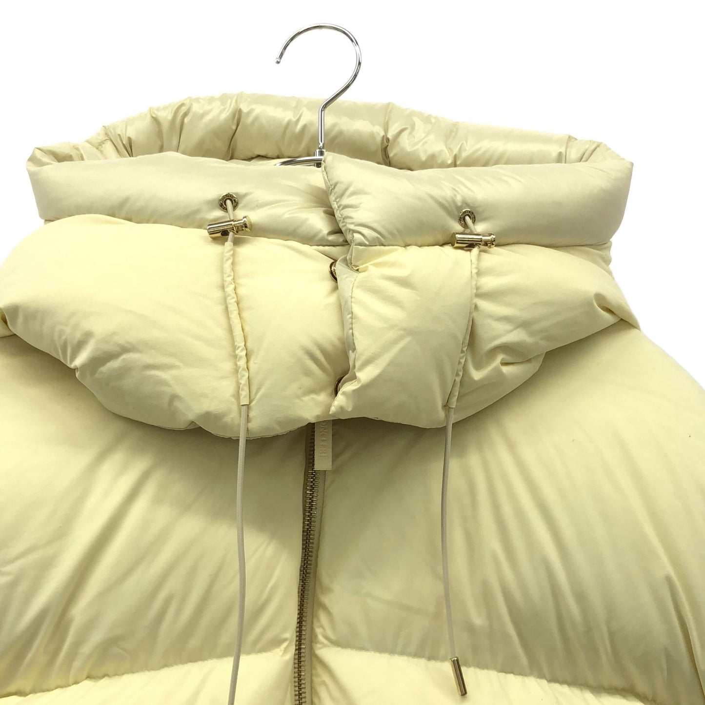 MONCLER Off-White Cotton Down Jacket - Unisex Luxury Outerwear