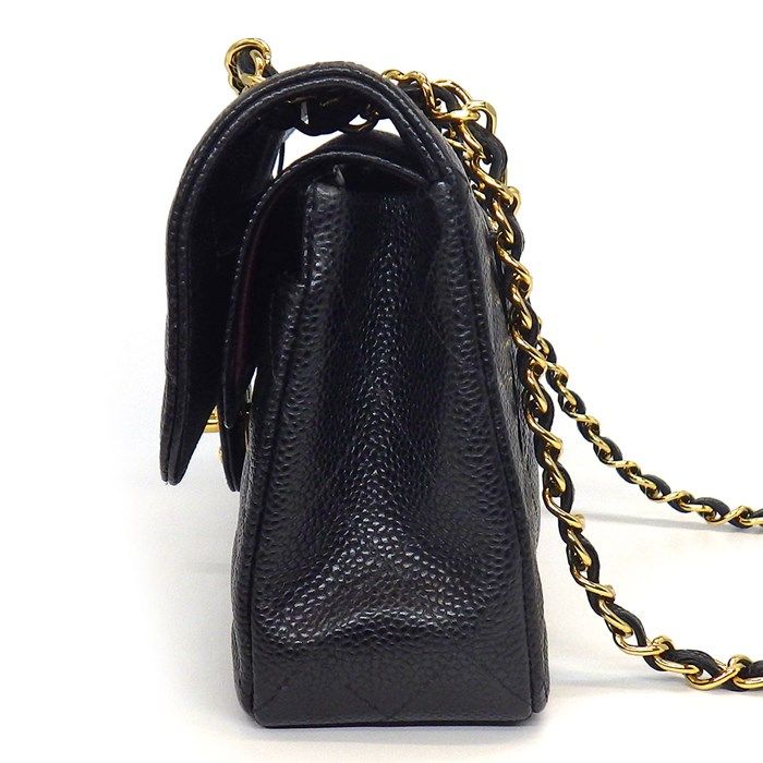 Chanel Classic Flap Bag Matelassé 23 Small 2015 - Black Caviar