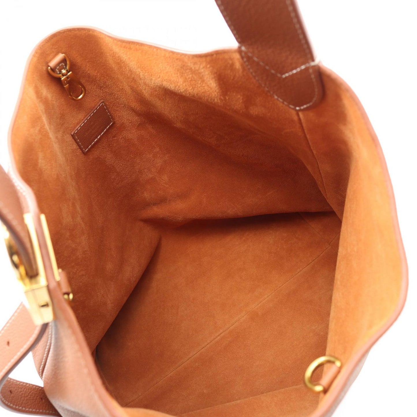 Louis Vuitton Rucky Hobo MM Shoulder Bag in Cognac Leather
