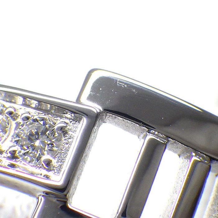 Tiffany & Co. Atlas Open Ring with 3 Diamonds in 18K White Gold