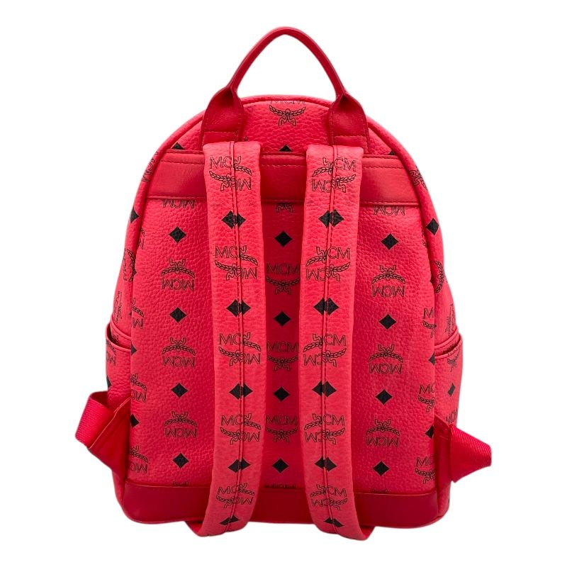 MCM Pink Leather Backpack for Men - Exquisite Craftsmanship