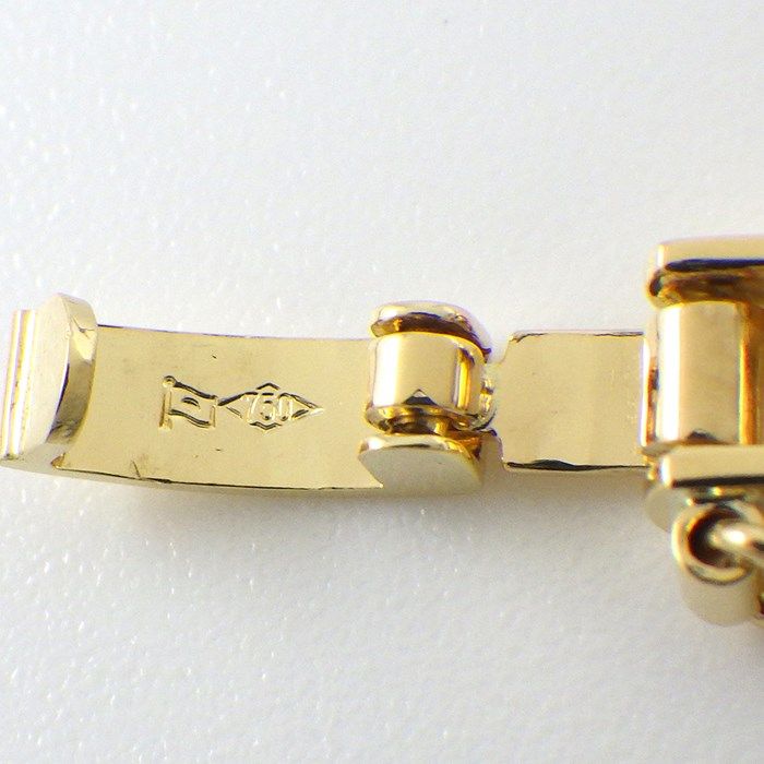 K18YG Double Link Bracelet - Exquisite Japanese Craftsmanship