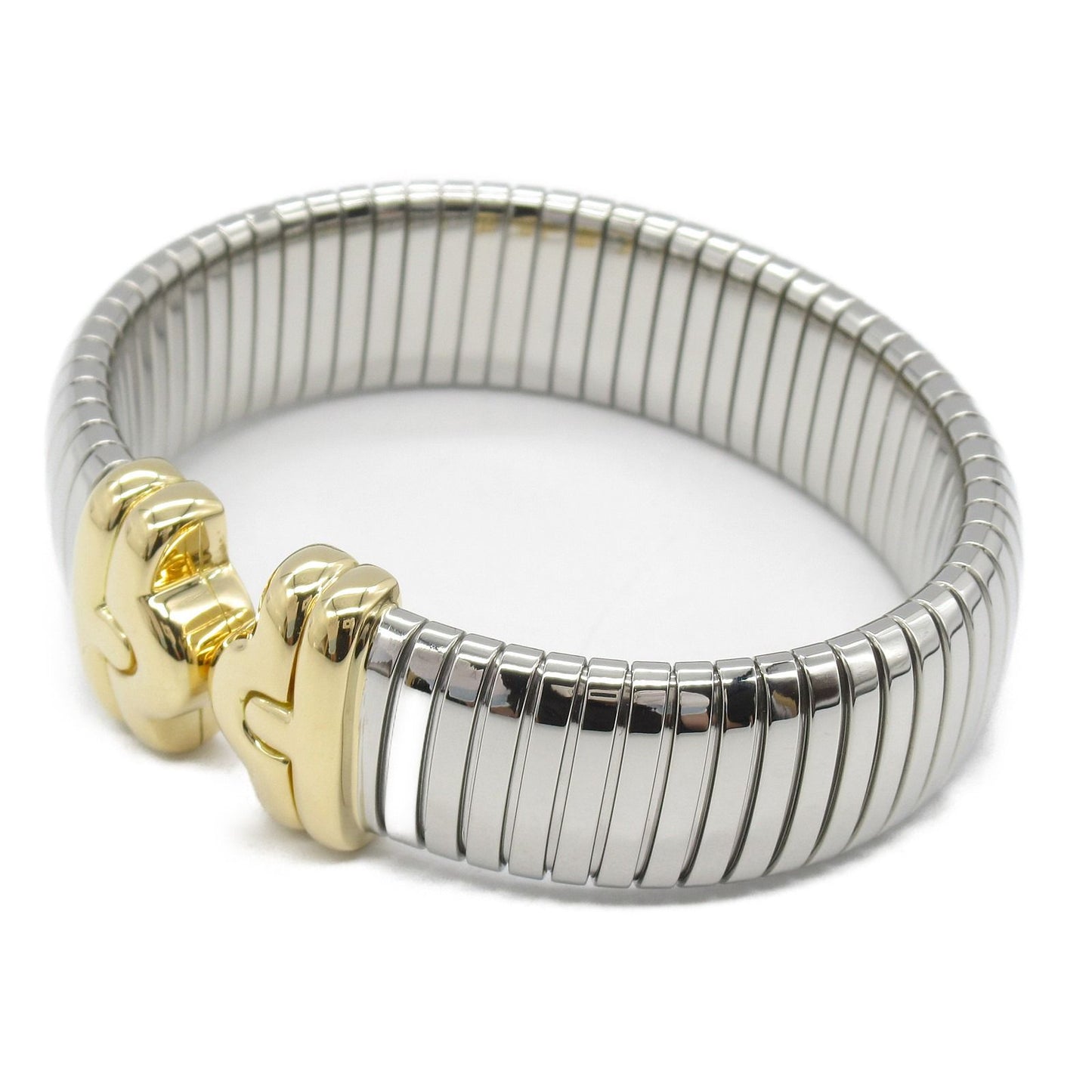 BVLGARI Parentesi Bvlgari Bracelet in K18 Yellow Gold & Stainless Steel