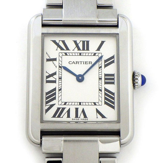 Cartier Tank Solo SM W5200013 - Exquisite Silver Dial Watch