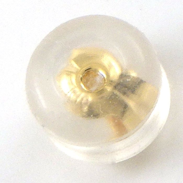 K18YG Circle Plate Ball Earrings - Exquisite Japanese Craftsmanship