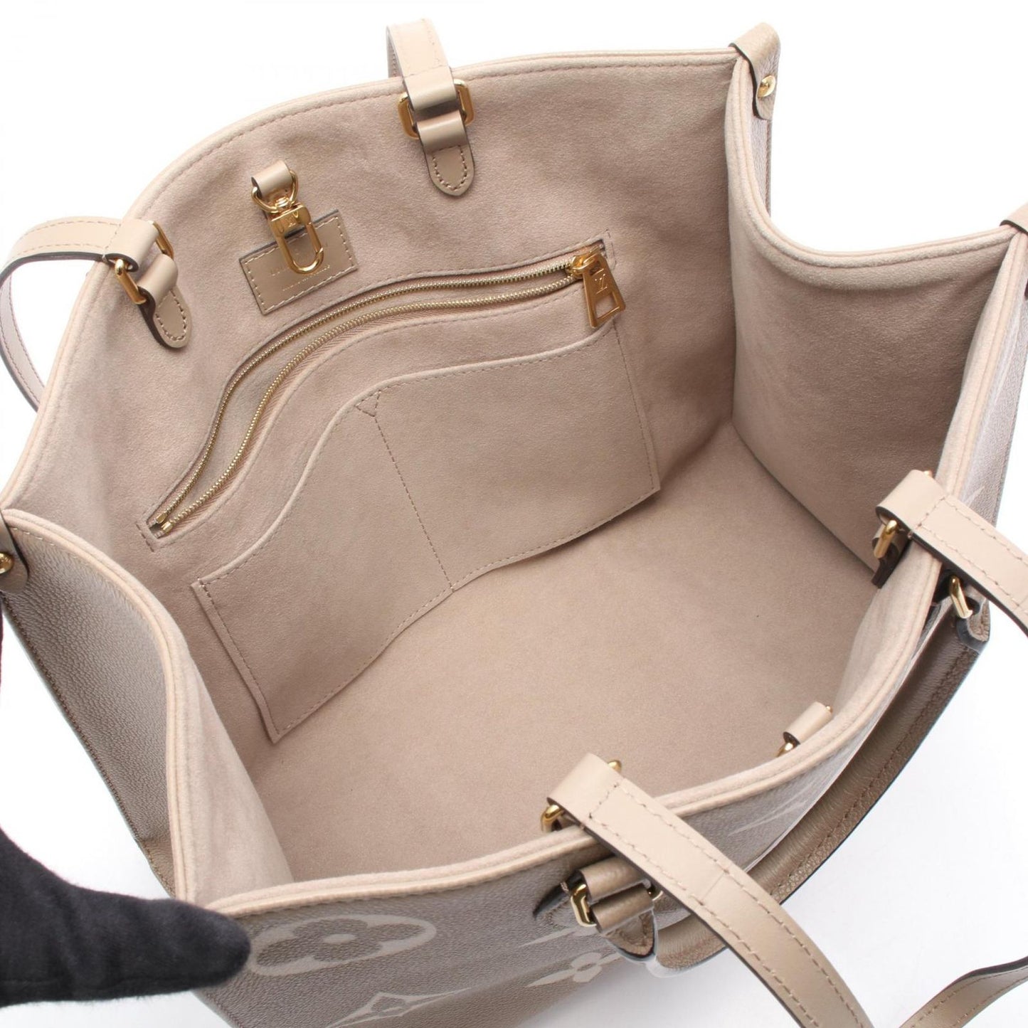 Louis Vuitton OnTheGo MM Tote Bag - Bi-Color Monogram Empreinte