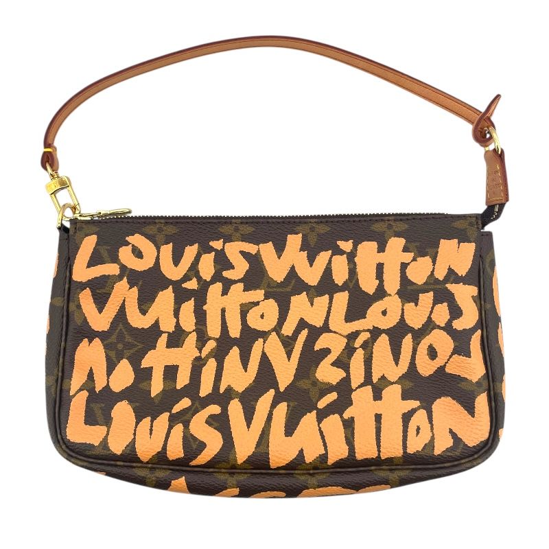 Louis Vuitton Monogram Graffiti Pochette Accessoires - Brown