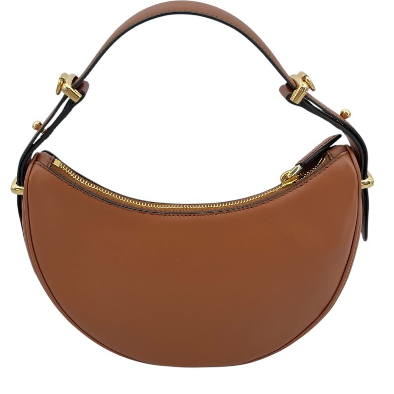 PRADA Arkes Small 1BC194 Cognac Leather Shoulder Bag
