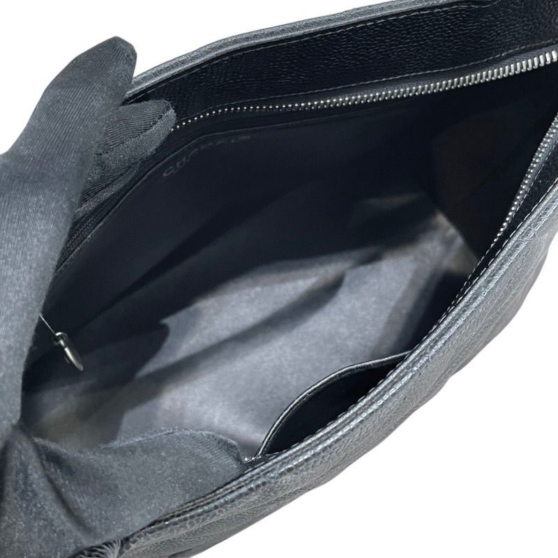 CHANEL Reissue Tote A01804 Black Caviar Leather with Silver Hardware