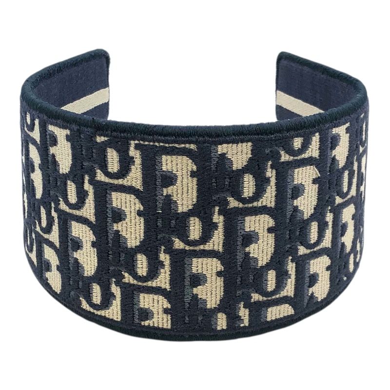 Christian Dior Oblique Canvas Headband - Timeless Elegance