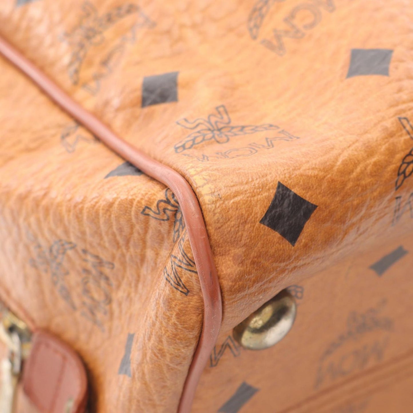 MCM Visetos Brown Handbag - Timeless Elegance