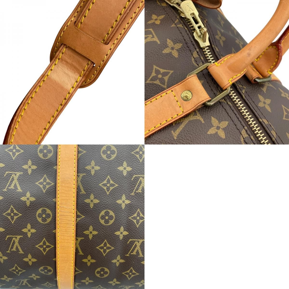 Louis Vuitton Keepall Bandoulière 55 Monogram Canvas - Brown