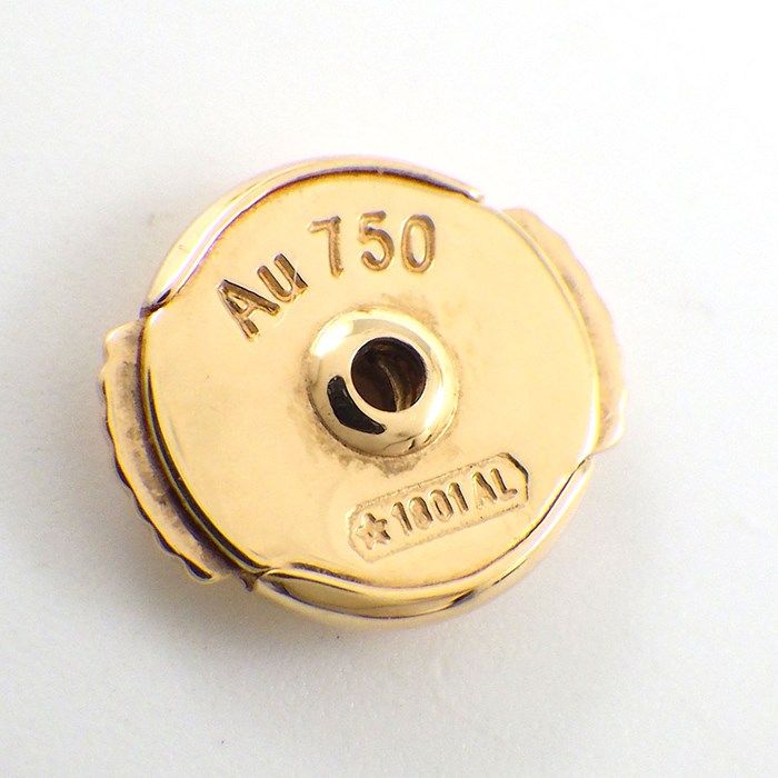 Louis Vuitton Monogram Diamond Earrings in K18 Pink Gold