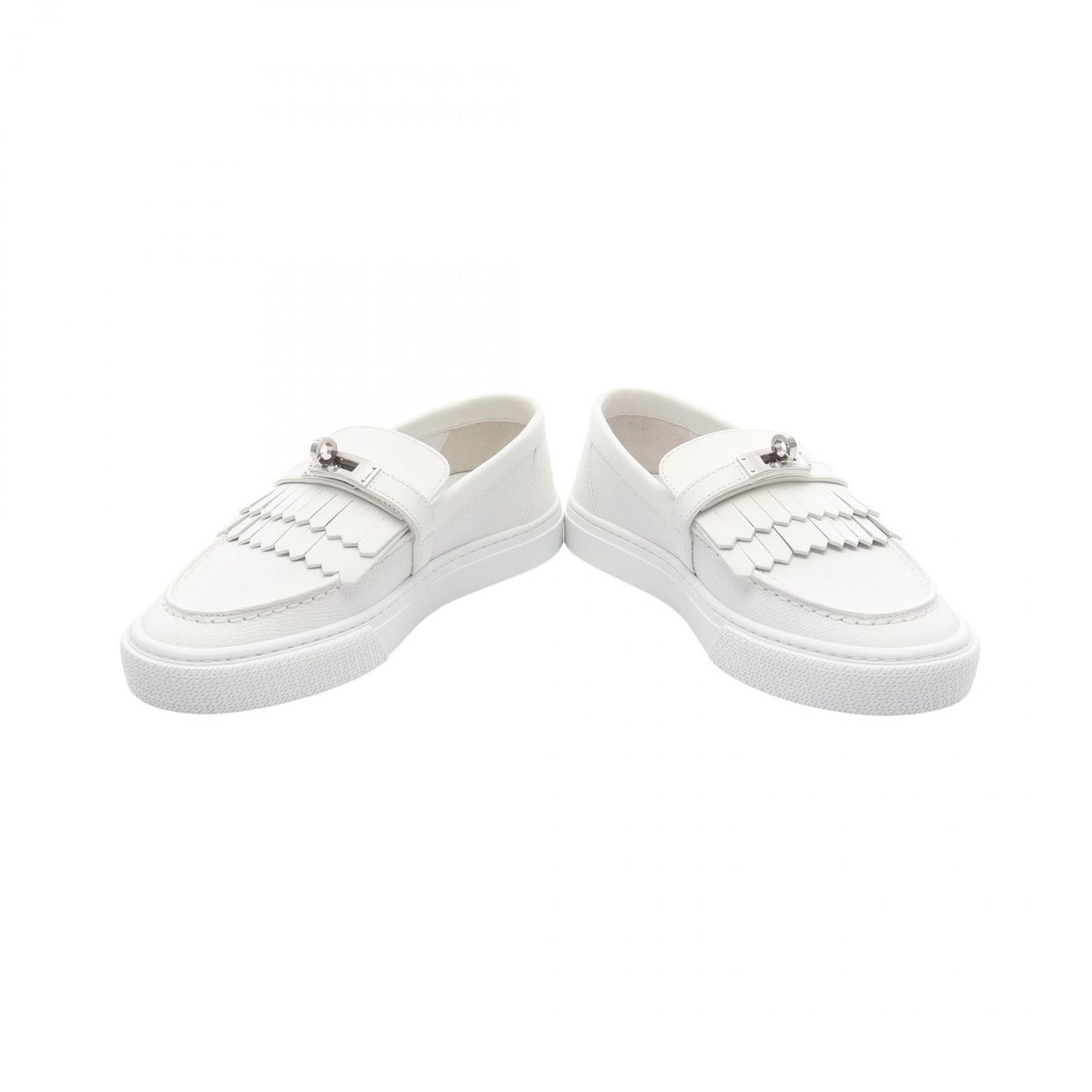 HERMES Game Slip-On Leather Shoes - Pristine Condition, Size 36