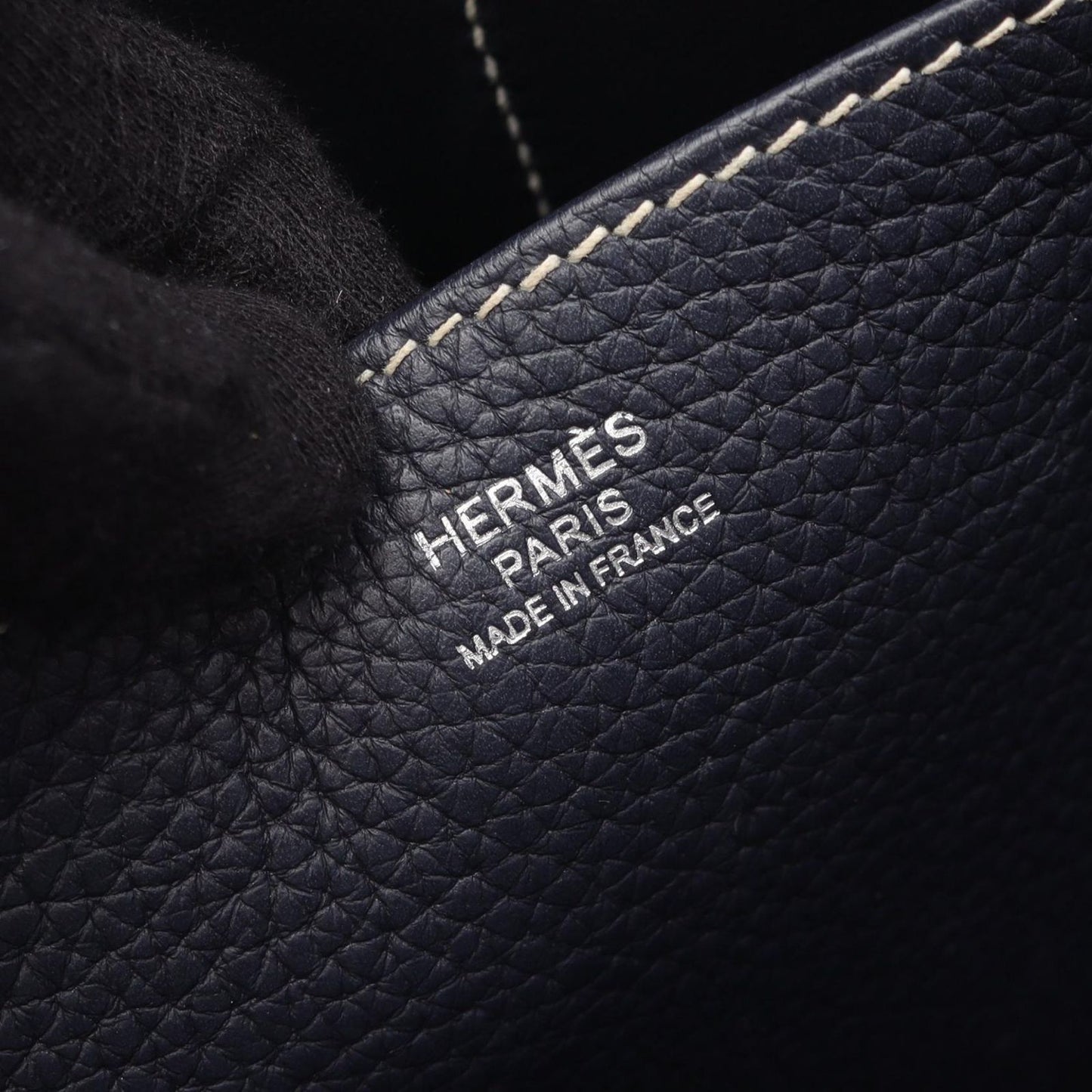 HERMES Alzan 31 Handbag in Bleu Nuit - Exquisite Craftsmanship