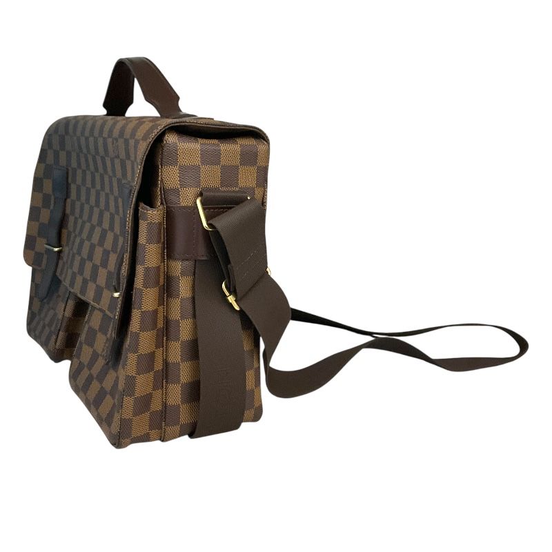 Louis Vuitton Broadway N42270 Brown Damier Canvas Unisex Shoulder Bag