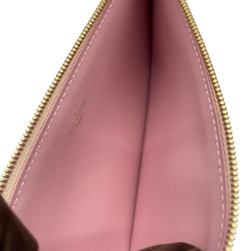 Louis Vuitton Pochette Felicie N63106 White Damier Azur Shoulder Bag