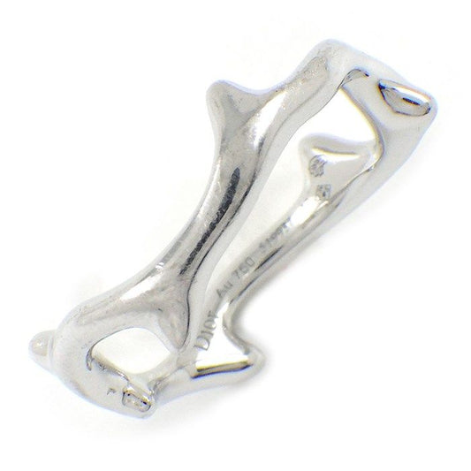 Christian Dior Bois de Rose K18WG Ring - Size 7 (#47) - Exquisite Craftsmanship