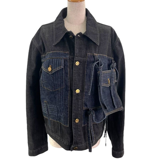 Louis Vuitton Black Karakorum Denim Jacket - Timeless Elegance