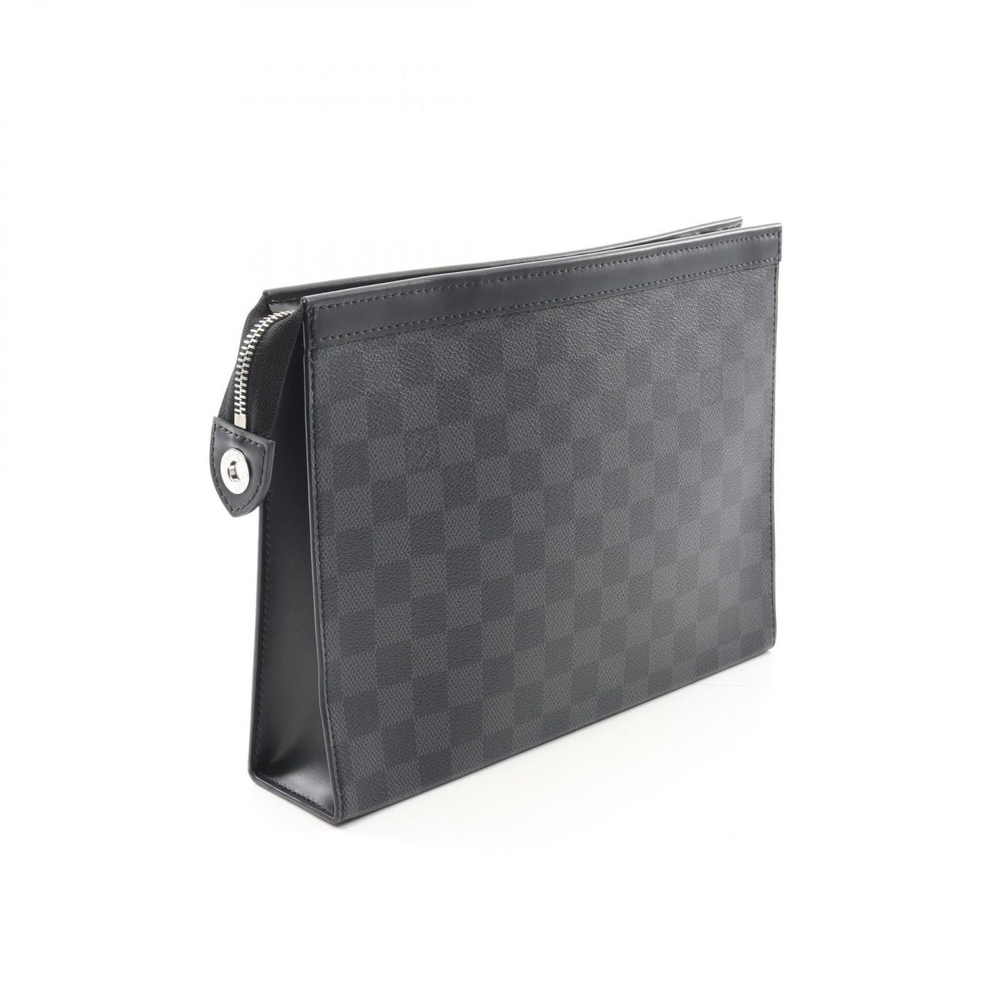 Louis Vuitton Pochette Voyage MM Damier Graphite Clutch Bag