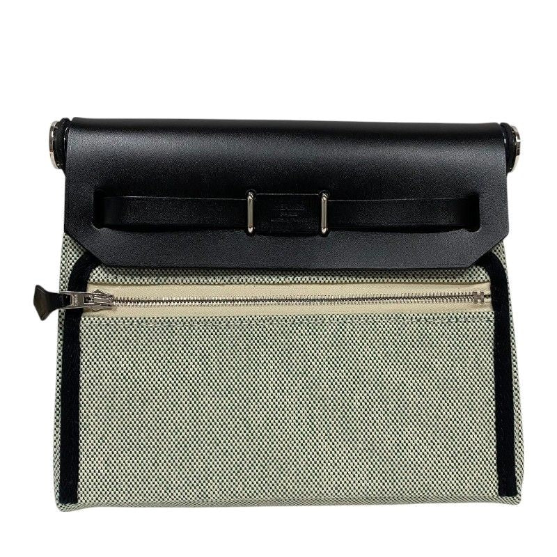 HERMES Mini Aile Bag Zip K刻 in Veil Moiré with Silver Hardware