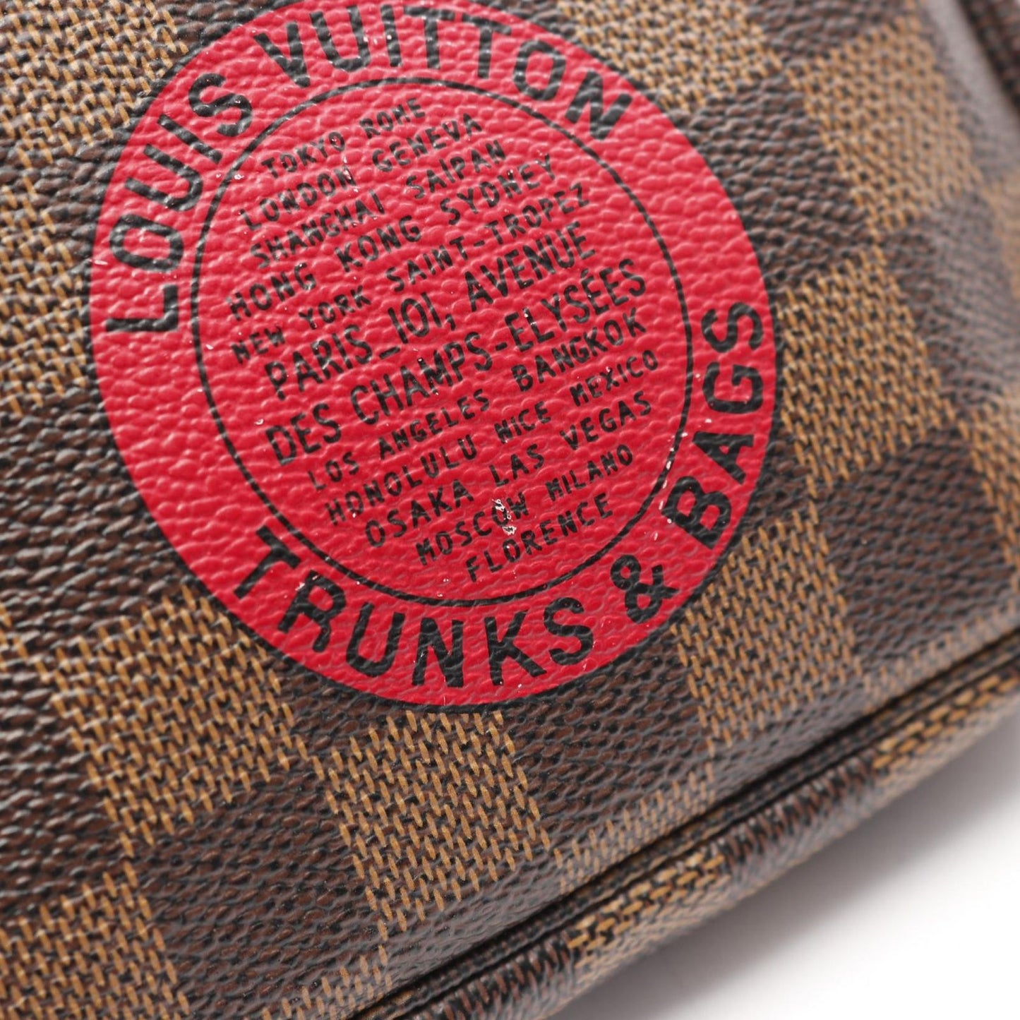 Louis Vuitton Mini Pochette Accessoires Damier Ebene Handbag