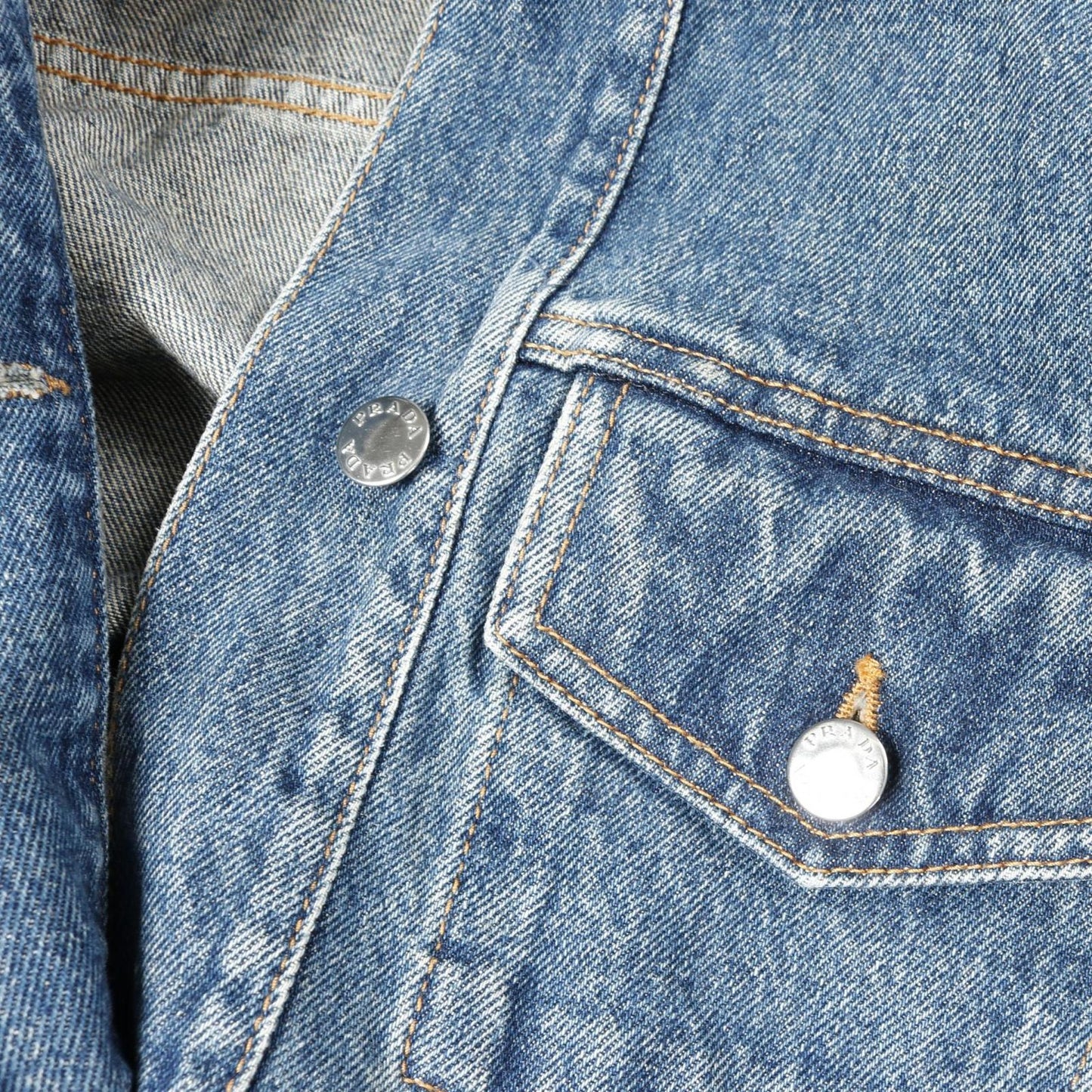 PRADA Denim Jumpsuit GFZ017 in Blue - Exquisite Craftsmanship