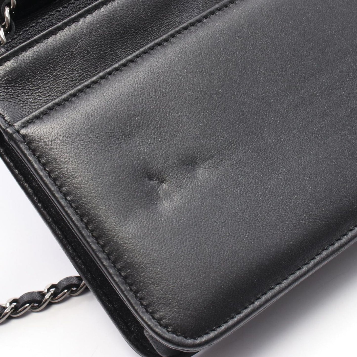 CHANEL Coco Mark Shoulder Bag AP0250 in Black Leather