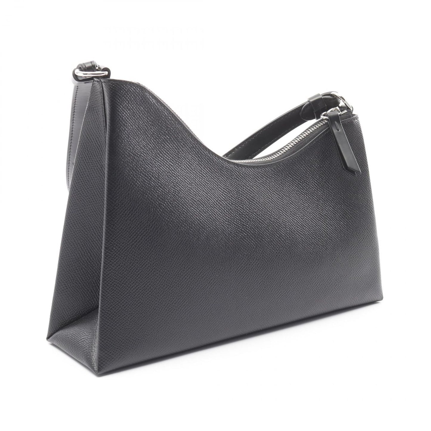 Maison Margiela Snatched Hobo Shoulder Bag - Black Leather