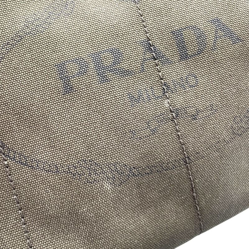PRADA Canvas Kanapa Tote Bag in Khaki - Timeless Elegance