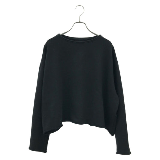 RHC Ron Herman Black Cotton Short Sweatshirt - Size S