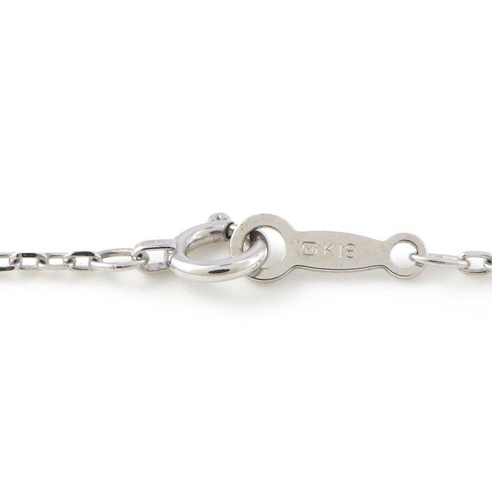 MIKIMOTO 6.5mm Pearl Necklace in K18 White Gold - Exquisite Elegance