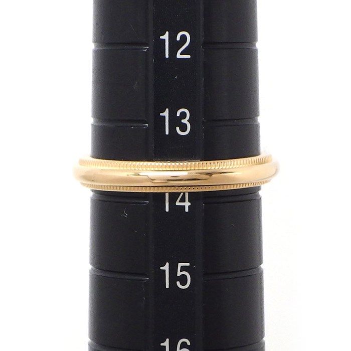 Tiffany & Co. Together Milgrain Ring in K18 Pink Gold - Size 13.5