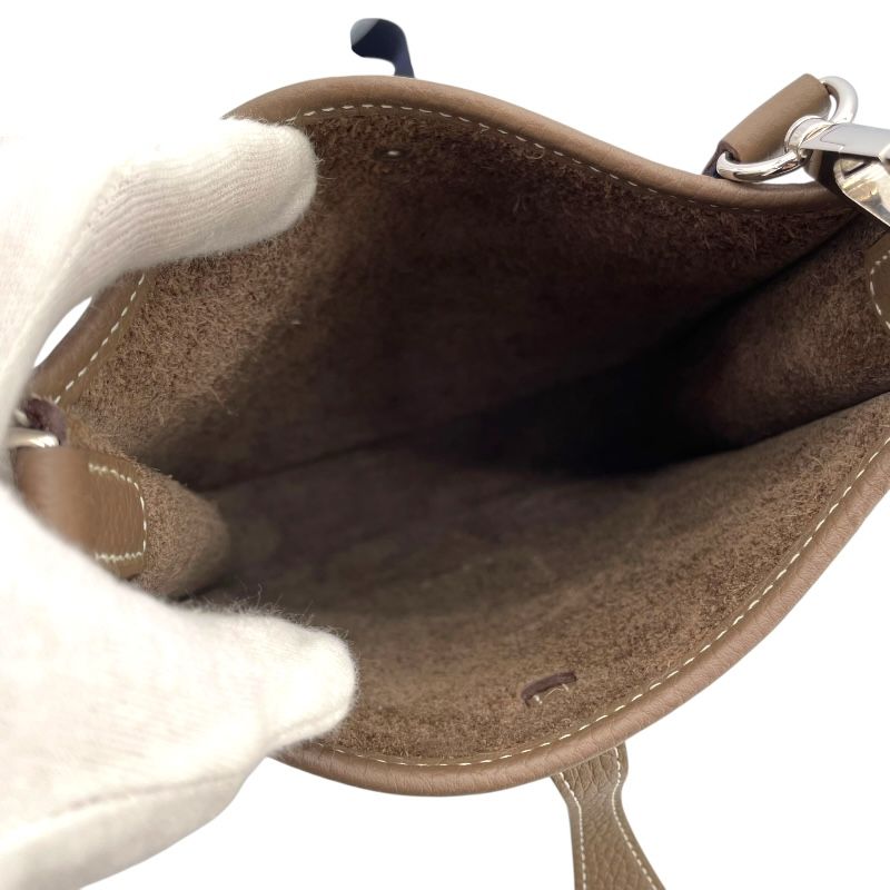 HERMES Evelyne TPM in Etoupe with Silver Hardware - Exquisite Craftsmanship